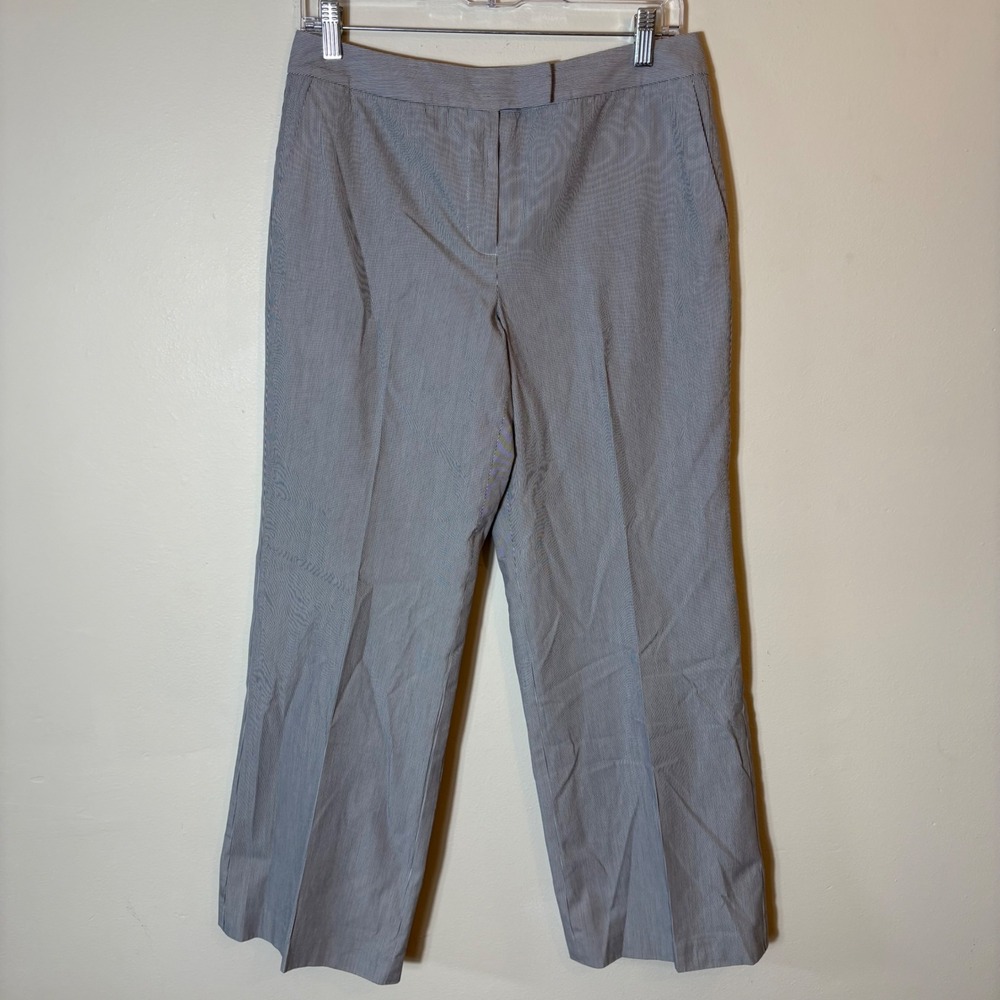 Talbots Petites Pinstripe Pants Italian Fabric Career Office Women Size 8P‎